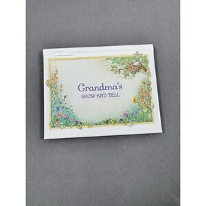VTG HALLMARK Grandma's Show & Tell Photo Album, 6" by 4" Photos, NEW/Unused‎